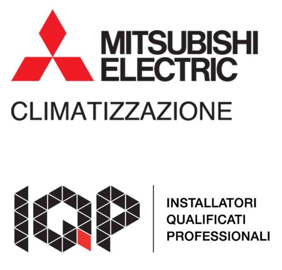 Logo Mitsubishi Electric Climatizzazione e Installatori Qualificati Professionali.